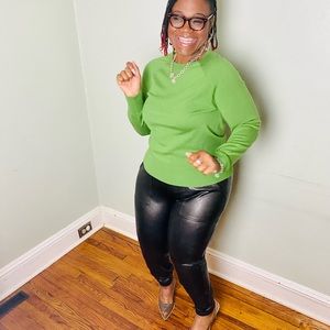 Spank Faux Leather Pants